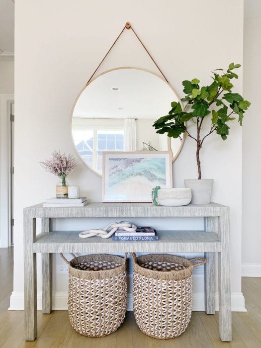 spring console table design