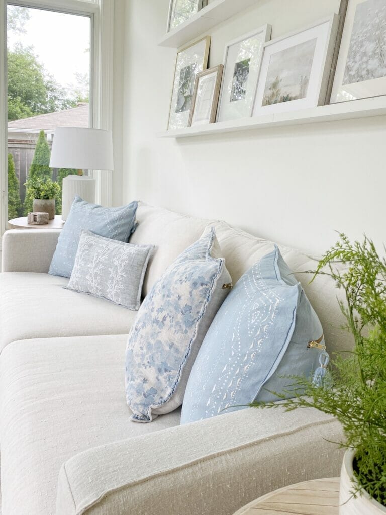 Serena & Lily sofa pillows