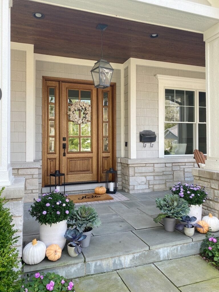 front porch Fall 2020 Home Tour