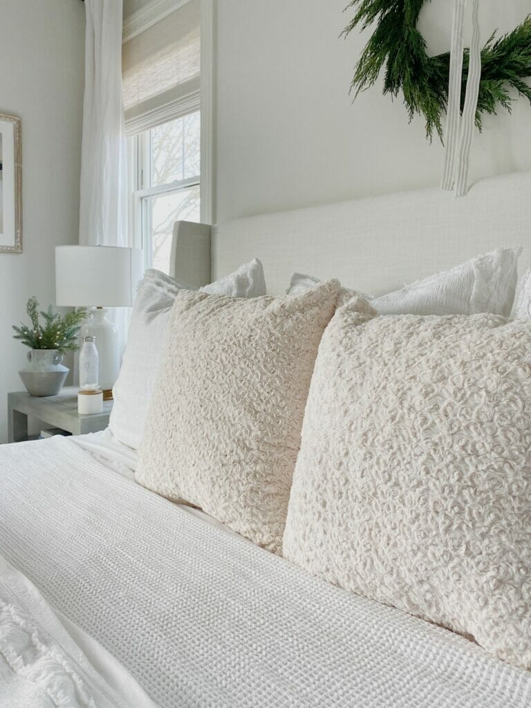 Better Homes & Garden faux fur pillows