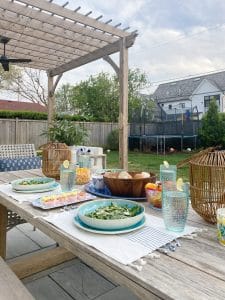 Outdoor entertaining is finally here, so excited to share these fun and affordable finds from Walmart to create a festive backyard oasis.