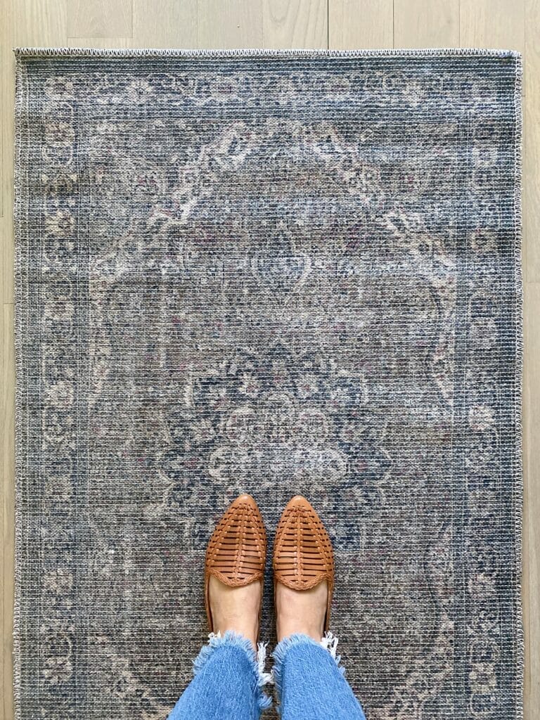machine washable rugs at Walmart - Art of Knot Cacia Brown