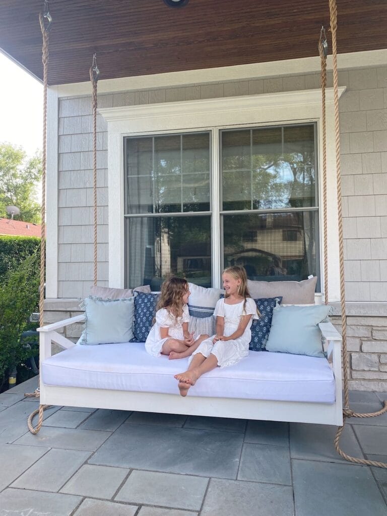 daybed on porch