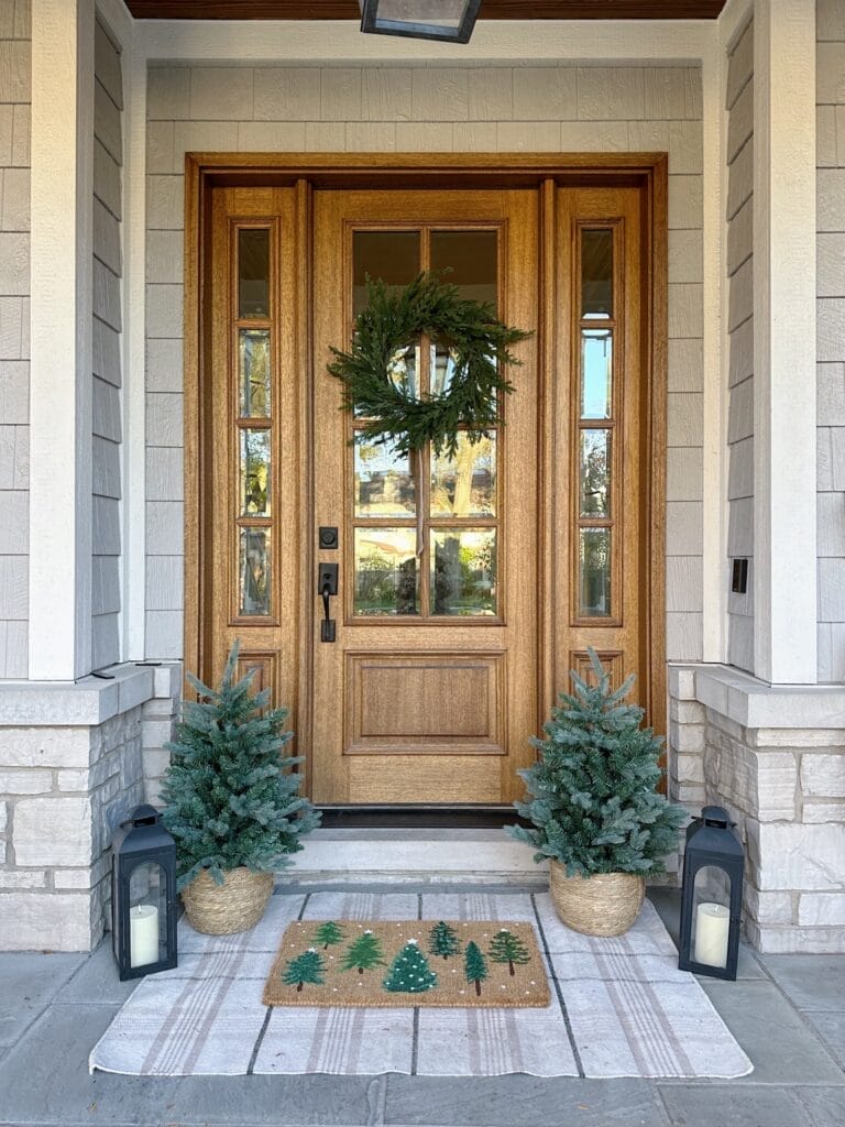 Front Door Holiday Decorating