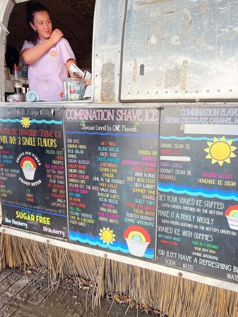 shave ice food truck