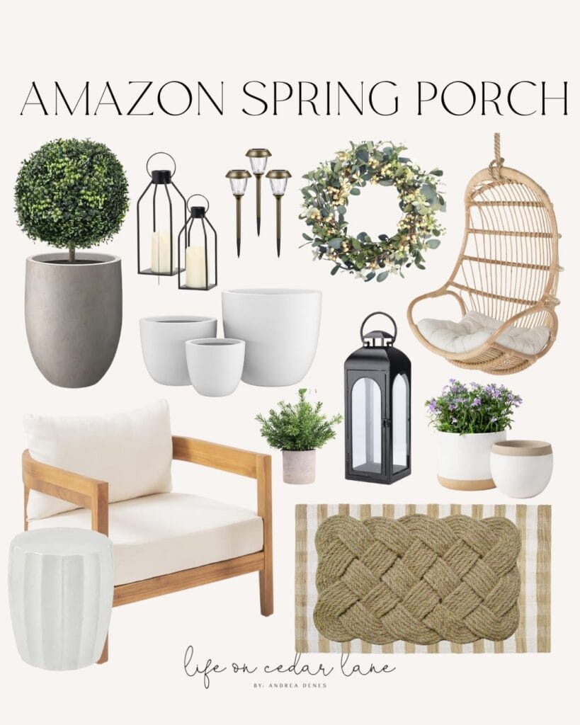 Amazon spring porch items