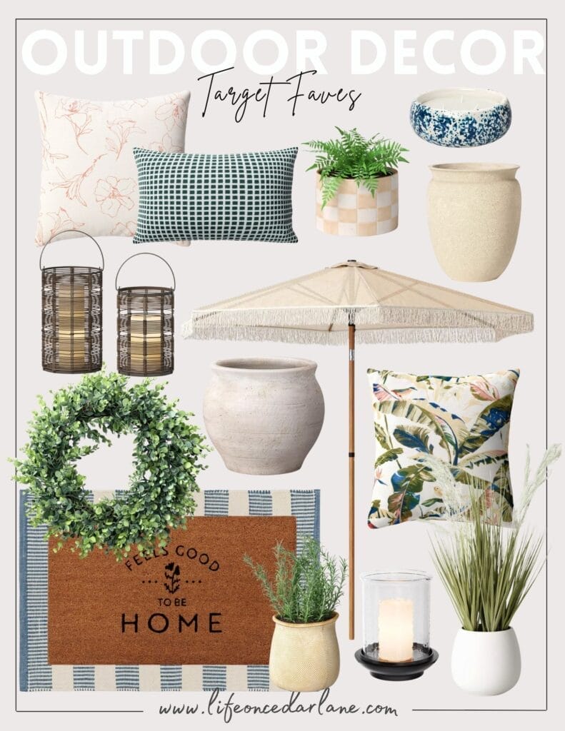 Outdoor decor Target faves